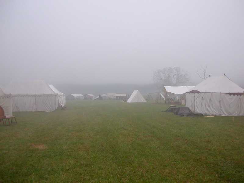 Camps in the fog